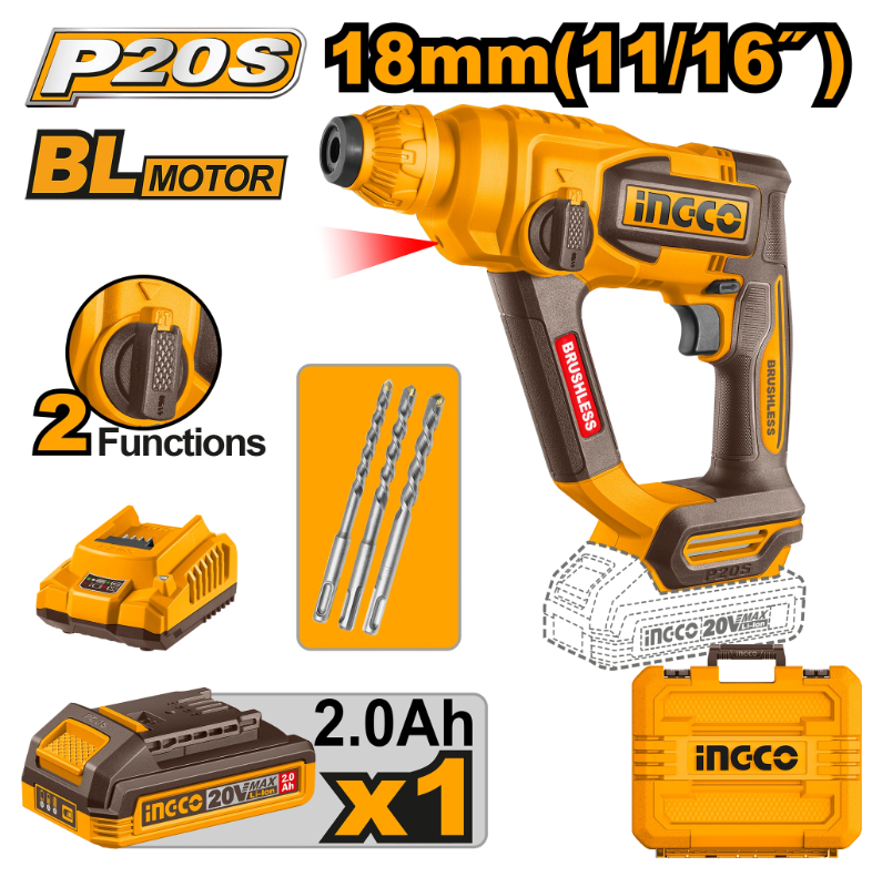 Cordless rotary hammer CRHLI201881